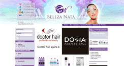 Desktop Screenshot of belezanata.com.br